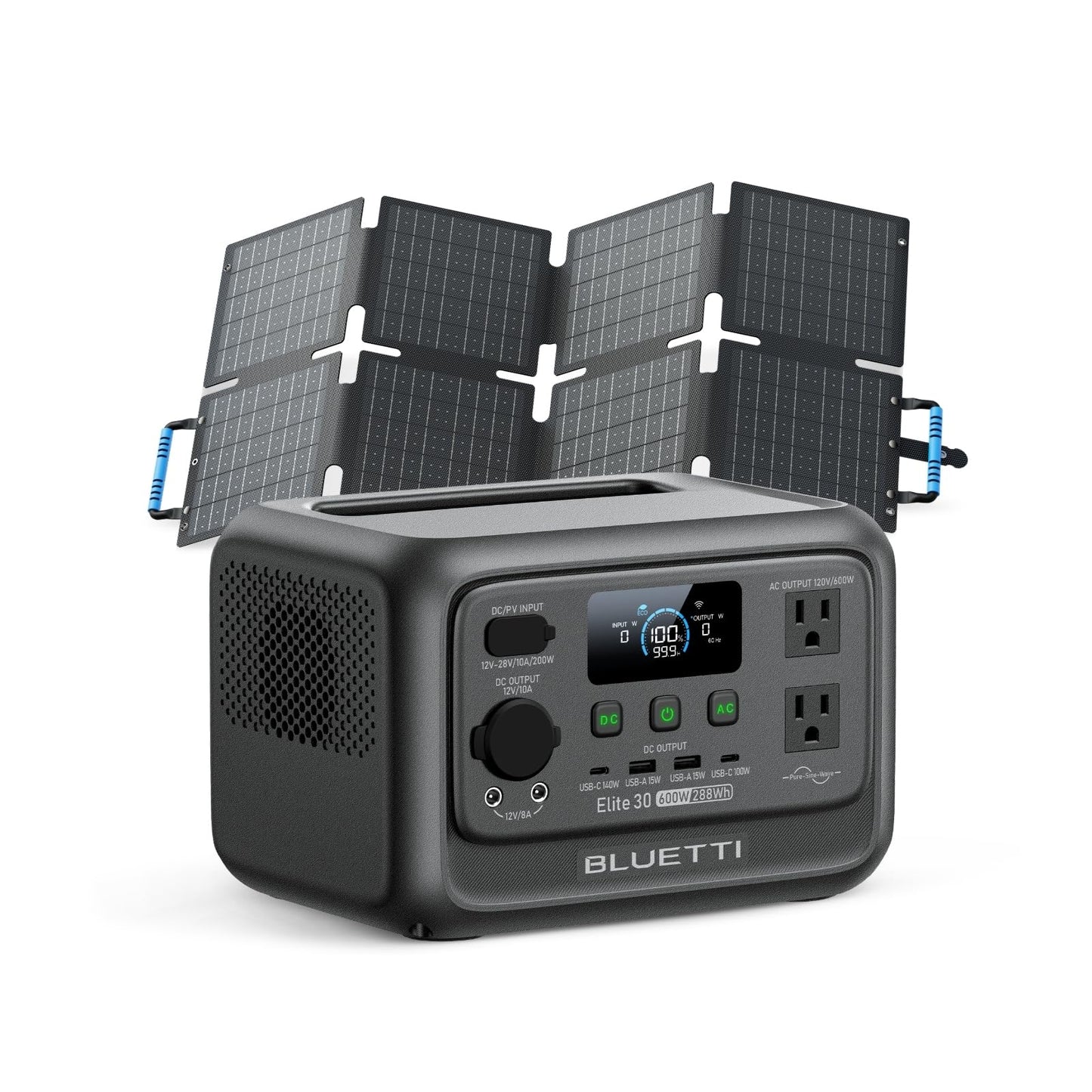 288Wh LiFePO4 Portable Power Station with 600W Output