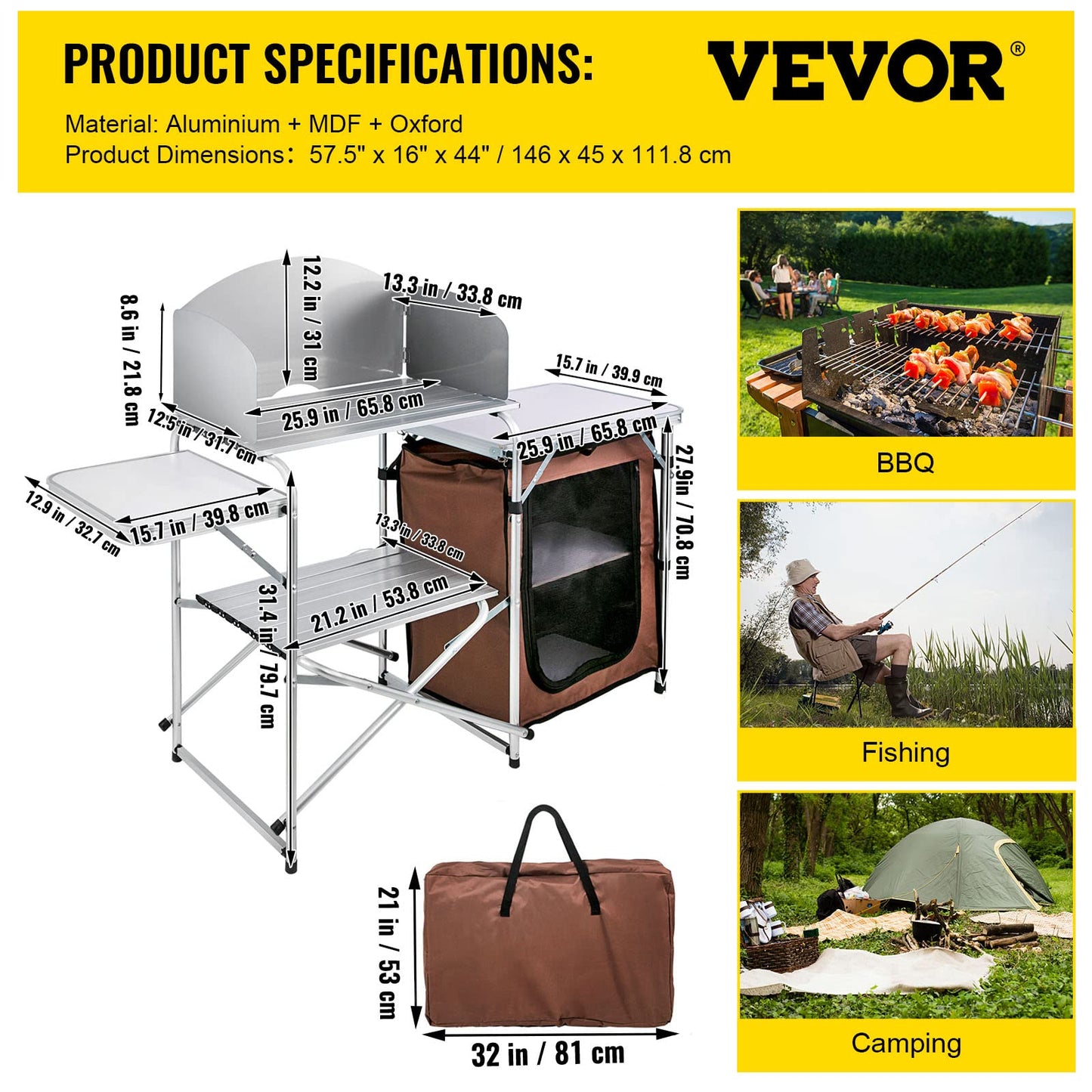 VBENLEM Picnic Table