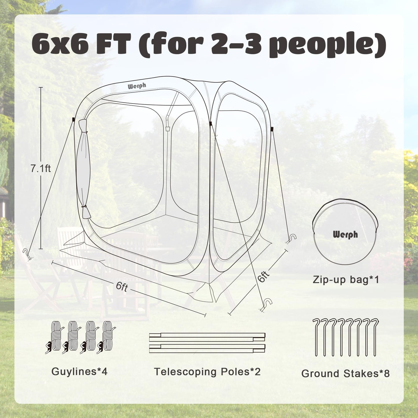 Werph Pop Up Canopy