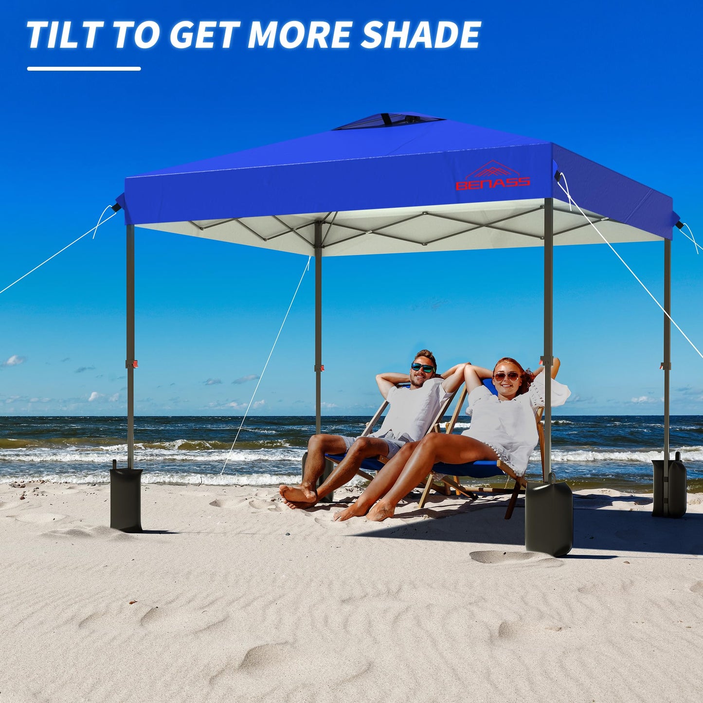 Benass 10x10 Pop Up Canopy with Sidewalls