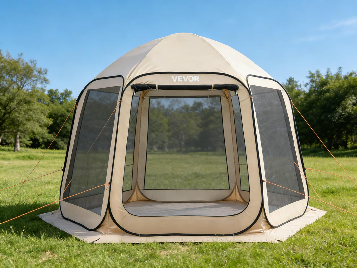 Portable Pop-Up Screen House Tent for 4–8 People