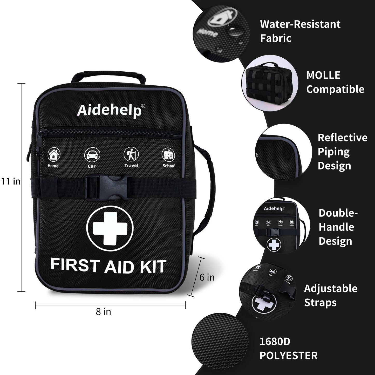 520 Pieces First Aid Kit