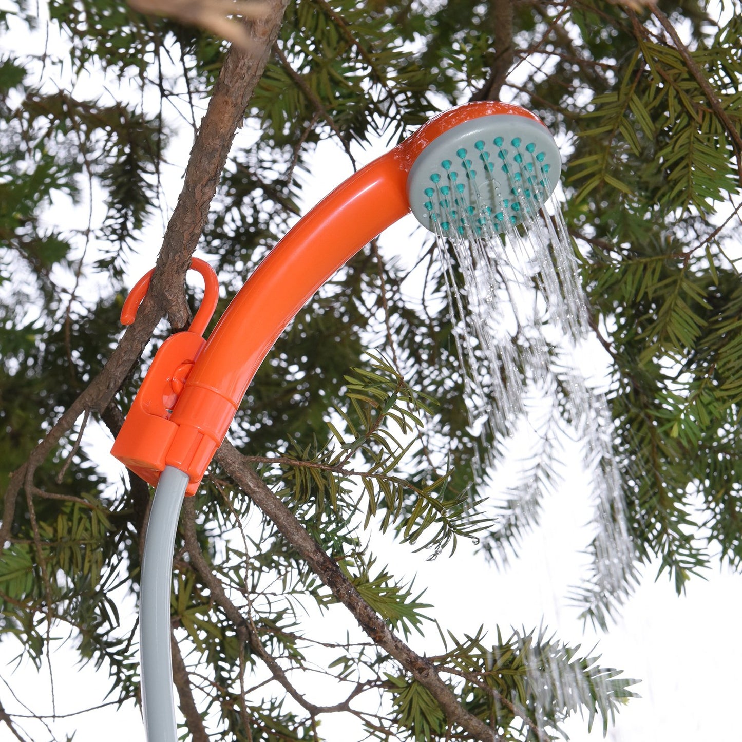 Battery-Powered Portable Camping Shower with Handheld Showerhead
