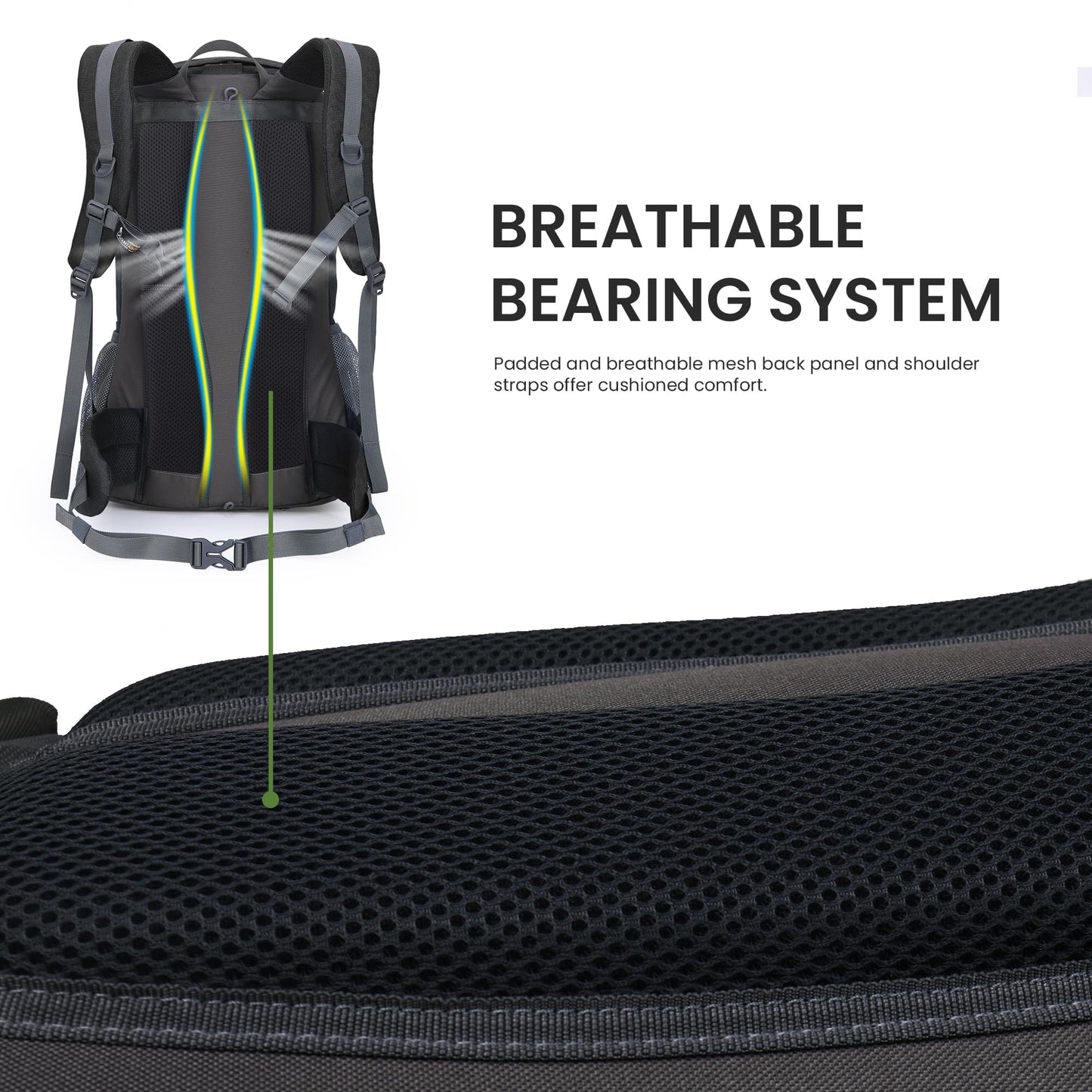 Lightweight 40L Hiking Backpack for Camping and Travel