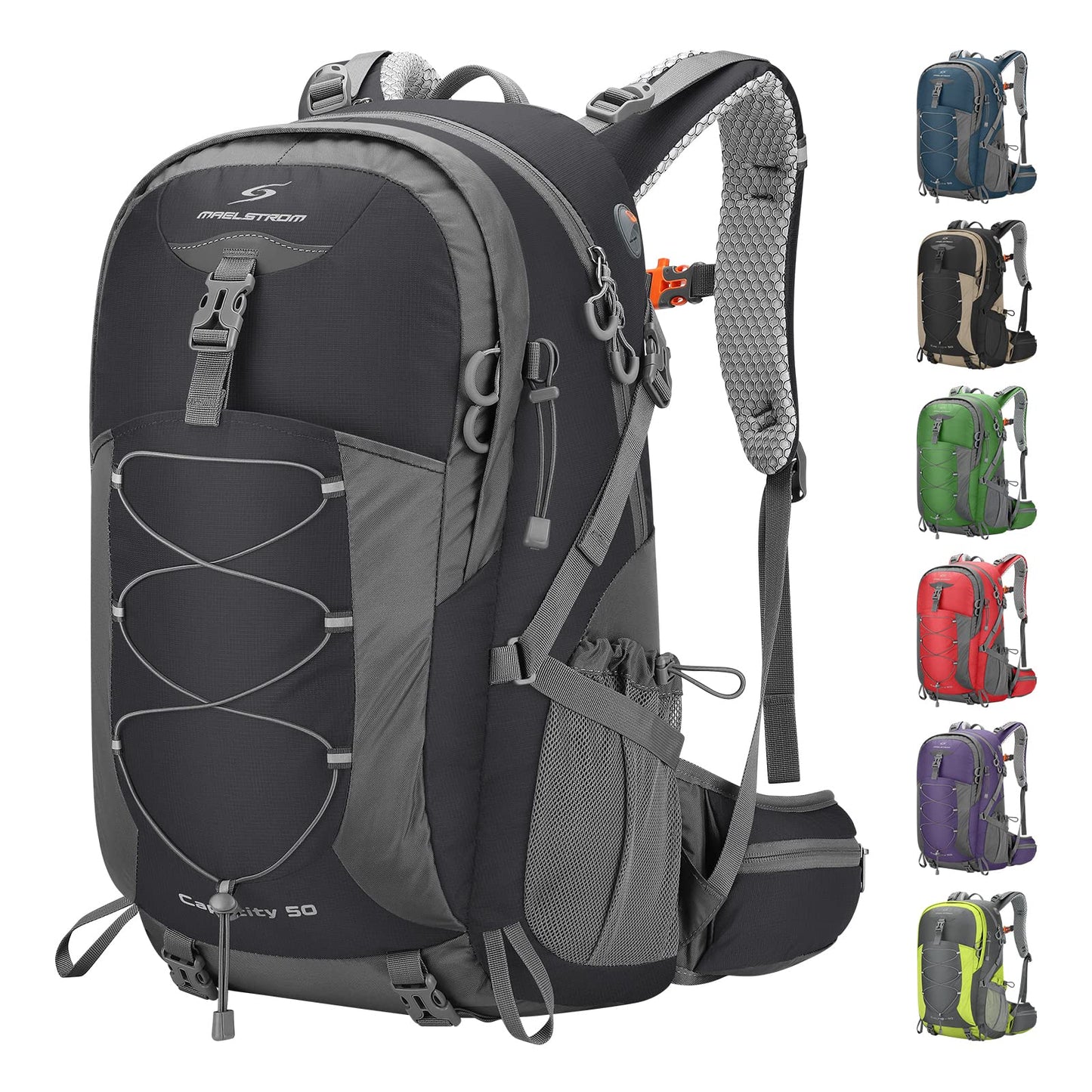 Waterproof 40L Hiking Backpack with Rain Cover