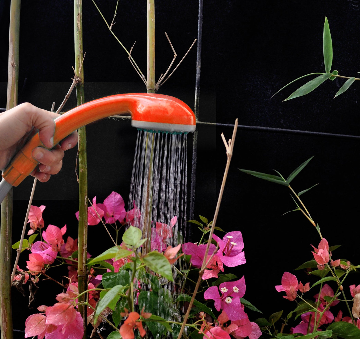 Battery-Powered Portable Camping Shower with Handheld Showerhead