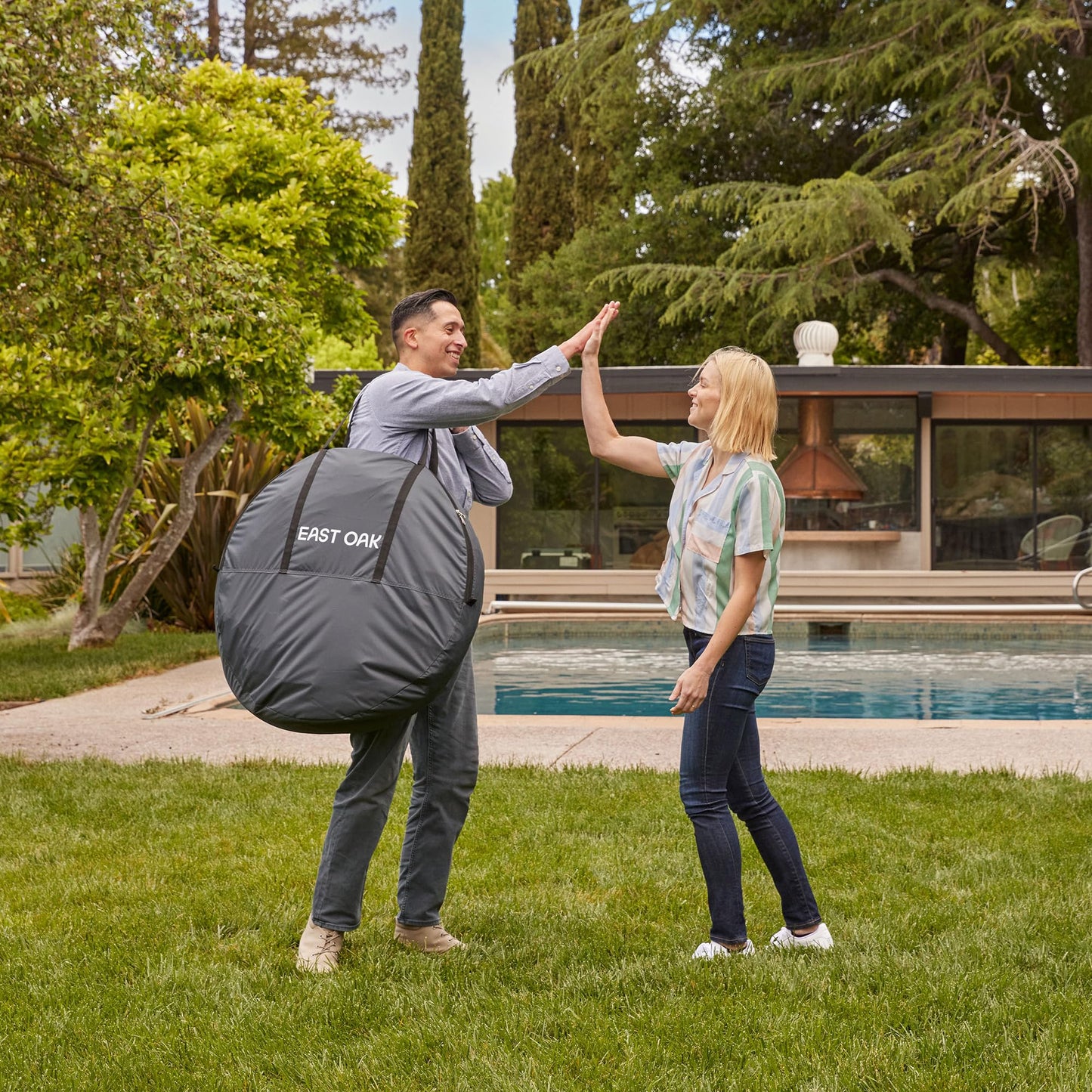 Portable Pop-Up Screen House Tent with Carry Bag