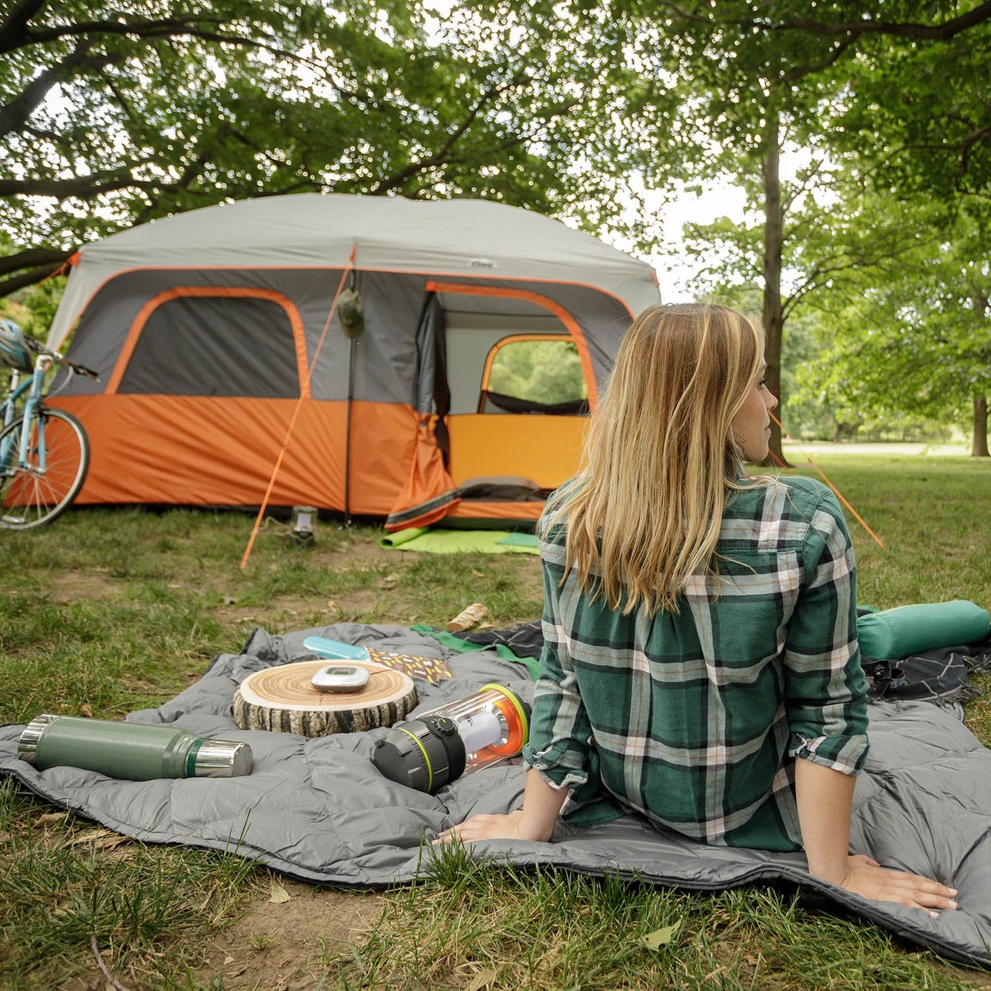 Large Multi-Room Cabin Tent for Family Camping